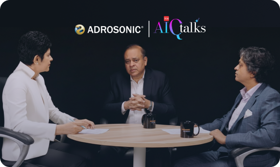 AIQ TALKS: Sudhir Singh, CEO, Coforge and Mayank, Founder & CEO, ADROSONIC