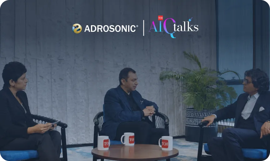 AIQ TALKS: Puneet Chandok, President, Microsoft India & South Asia and Mayank, Founder & CEO, ADROSONIC