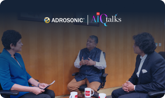AIQ TALKS: Soumya Kanti Ghosh, Group Chief Economic Adviser, State Bank of India and Mayank, Founder & CEO, ADROSONIC